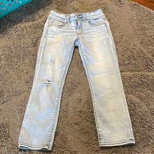 AEO crop jeans